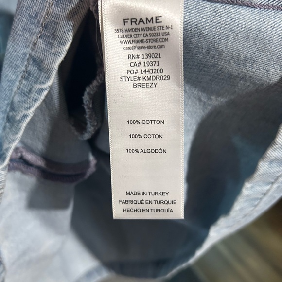 Frame Caftan Dress in Breezy - Picture 8 of 11